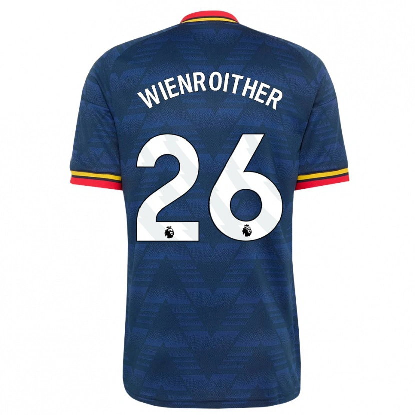 Danxen Femme Maillot Laura Wienroither #26 Midnightblue Jaune Rouge Tenues Extérieur 2026/27 T-Shirt
