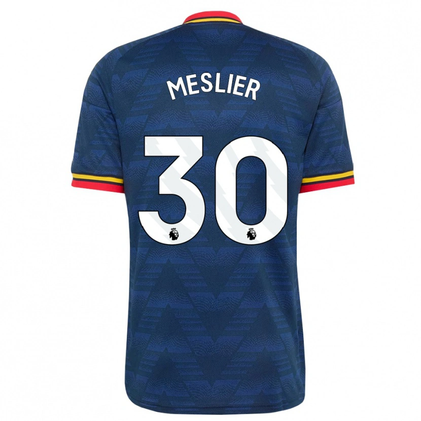 Danxen Femme Maillot Illan Meslier #30 Midnightblue Jaune Rouge Tenues Extérieur 2026/27 T-Shirt