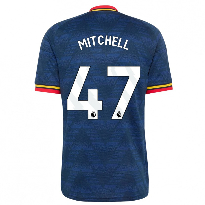 Danxen Femme Maillot Remy Mitchell #47 Midnightblue Jaune Rouge Tenues Extérieur 2026/27 T-Shirt