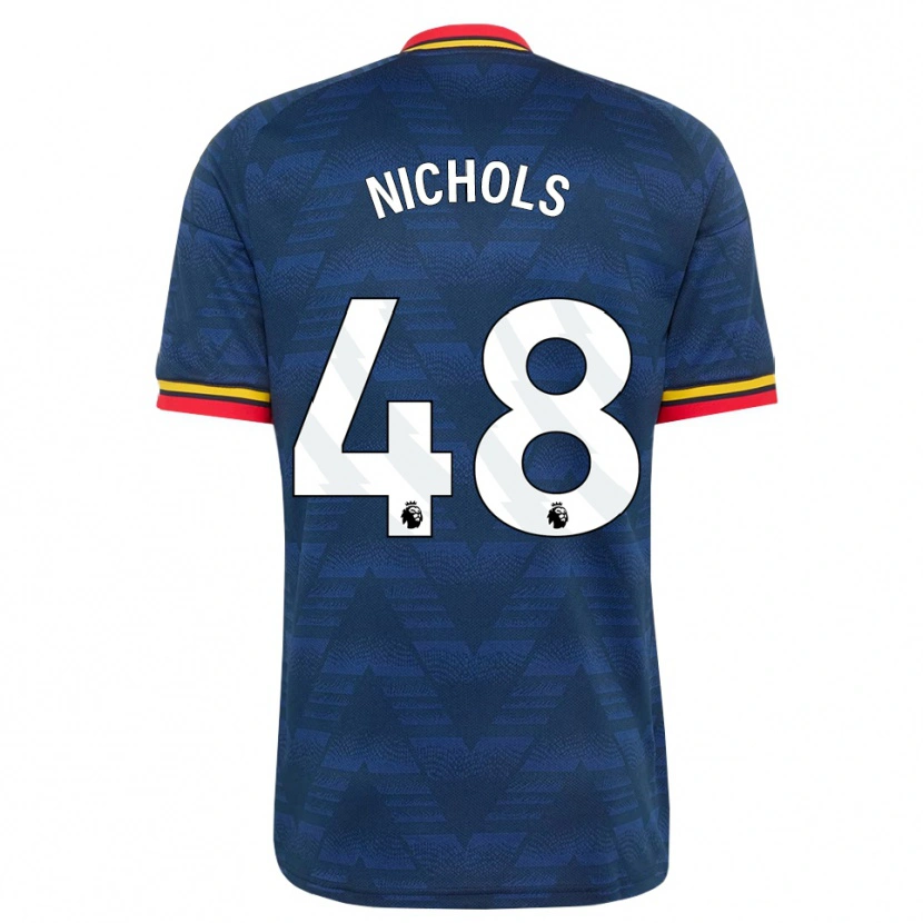 Danxen Femme Maillot Josh Nichols #48 Midnightblue Jaune Rouge Tenues Extérieur 2026/27 T-Shirt