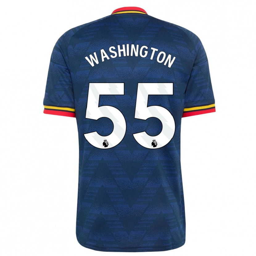 Danxen Femme Maillot Marcell Washington #55 Midnightblue Jaune Rouge Tenues Extérieur 2026/27 T-Shirt