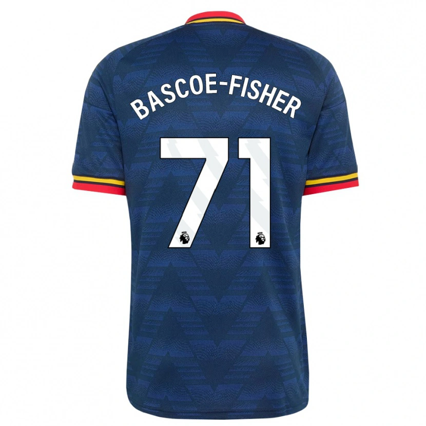 Danxen Femme Maillot Jakai Bascoe-Fisher #71 Midnightblue Jaune Rouge Tenues Extérieur 2026/27 T-Shirt