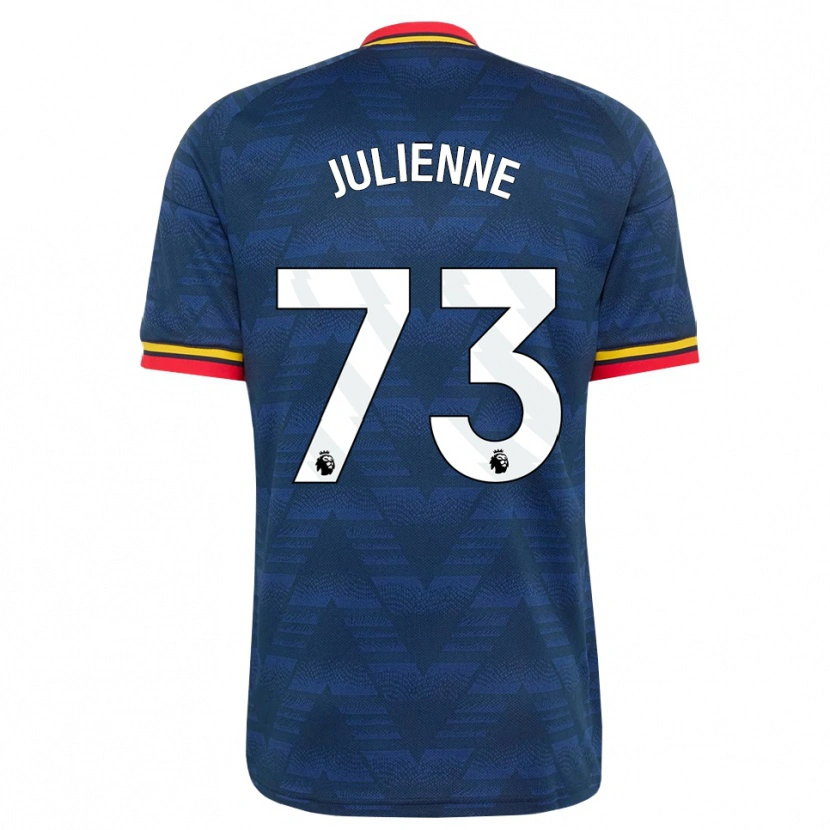 Danxen Femme Maillot Theo Julienne #73 Midnightblue Jaune Rouge Tenues Extérieur 2026/27 T-Shirt