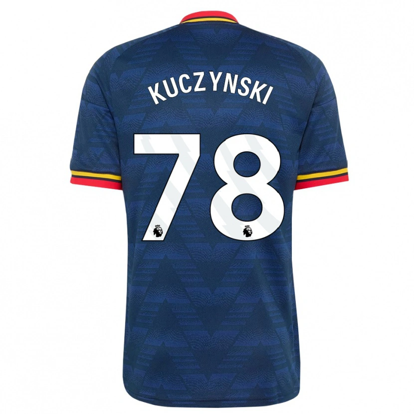 Danxen Femme Maillot Max Kuczynski #78 Midnightblue Jaune Rouge Tenues Extérieur 2026/27 T-Shirt