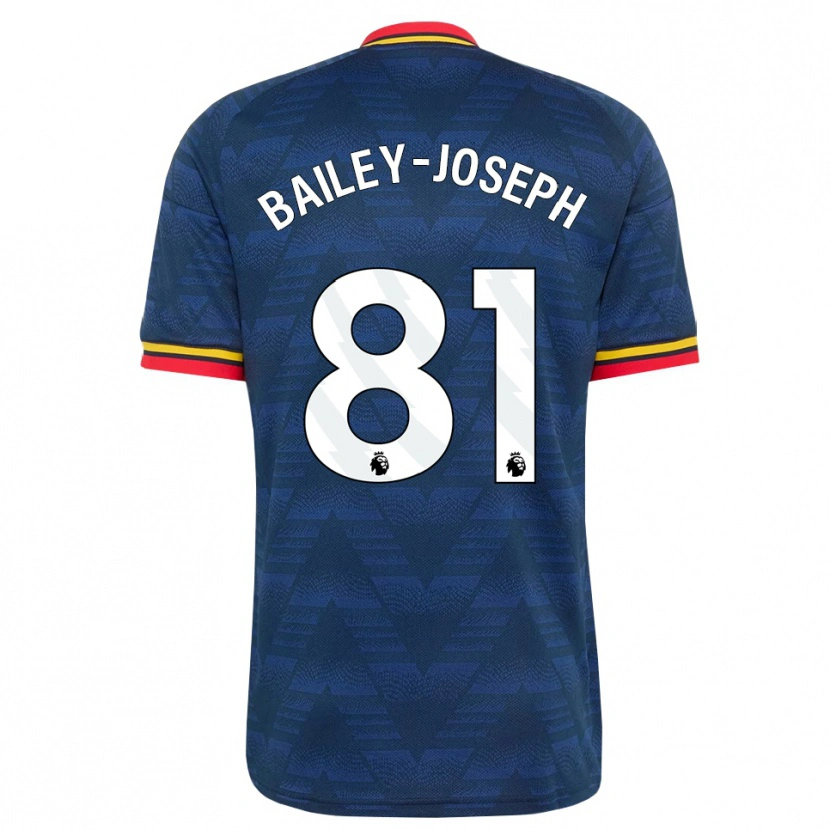 Danxen Femme Maillot Brando Bailey-Joseph #81 Midnightblue Jaune Rouge Tenues Extérieur 2026/27 T-Shirt