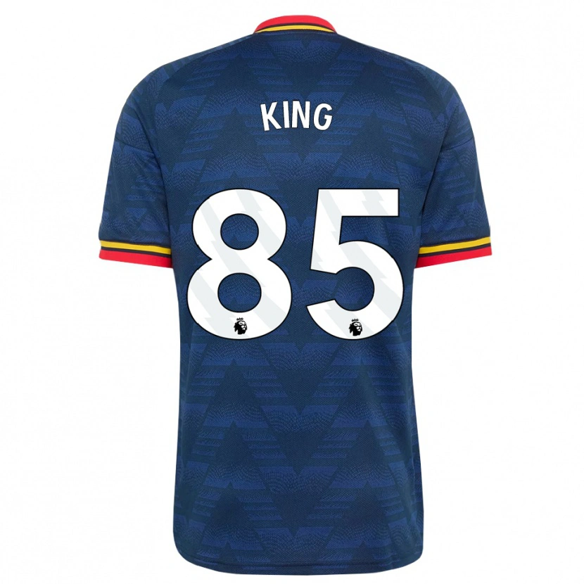 Danxen Femme Maillot Josiah King #85 Midnightblue Jaune Rouge Tenues Extérieur 2026/27 T-Shirt