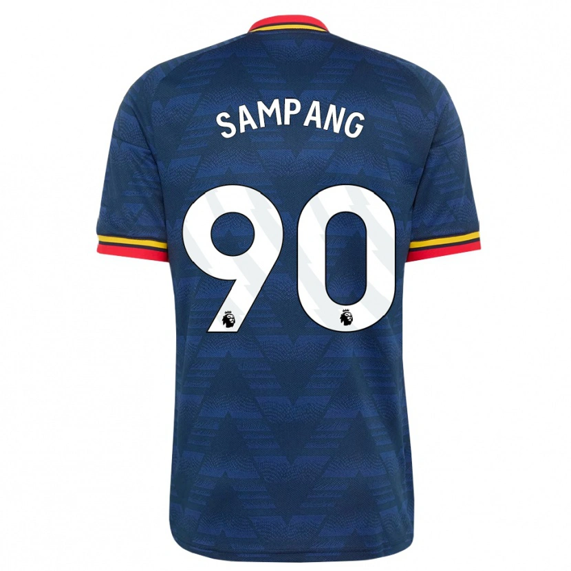 Danxen Femme Maillot Saurap Sampang #90 Midnightblue Jaune Rouge Tenues Extérieur 2026/27 T-Shirt