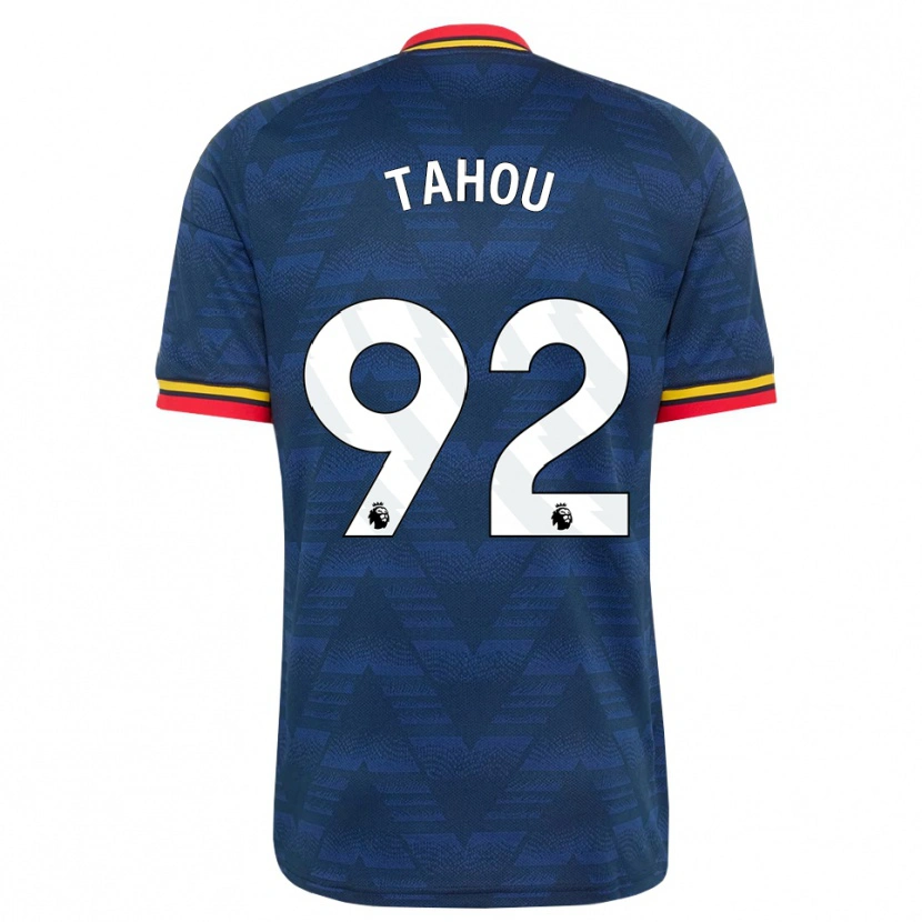 Danxen Femme Maillot Joshua Tahou #92 Midnightblue Jaune Rouge Tenues Extérieur 2026/27 T-Shirt