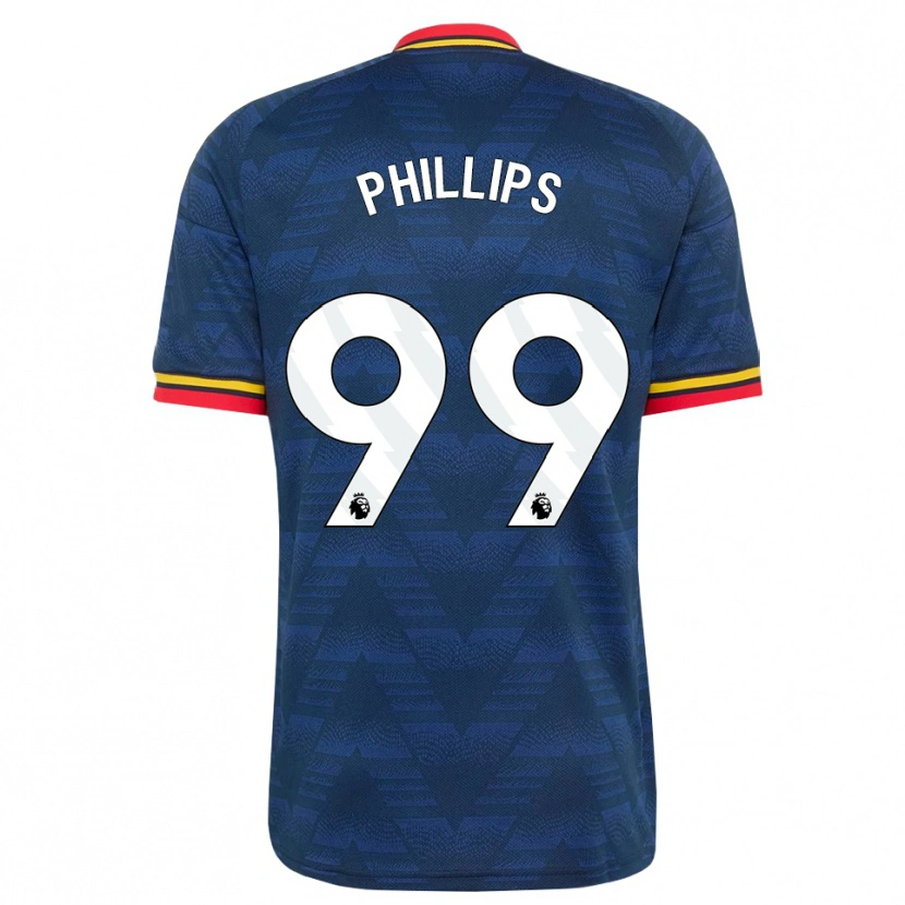 Danxen Femme Maillot Charlie Phillips #99 Midnightblue Jaune Rouge Tenues Extérieur 2026/27 T-Shirt
