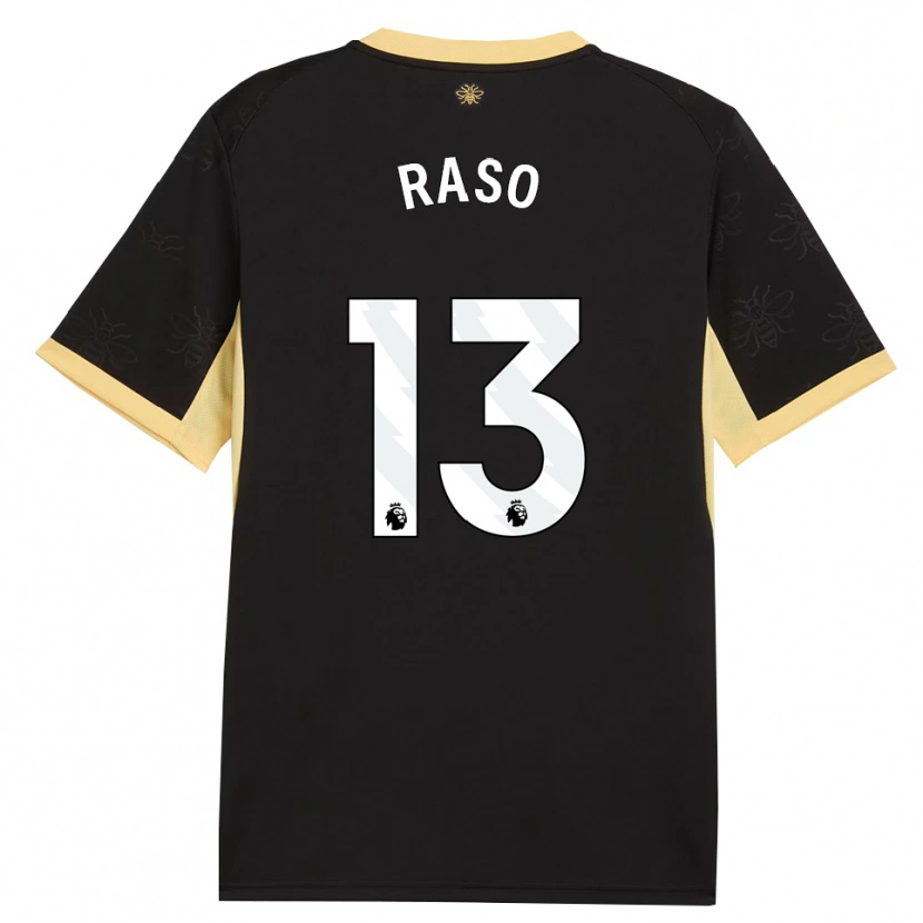 Danxen Femme Maillot Hayley Raso #13 Noir Jaune Tenues Extérieur 2026/27 T-Shirt