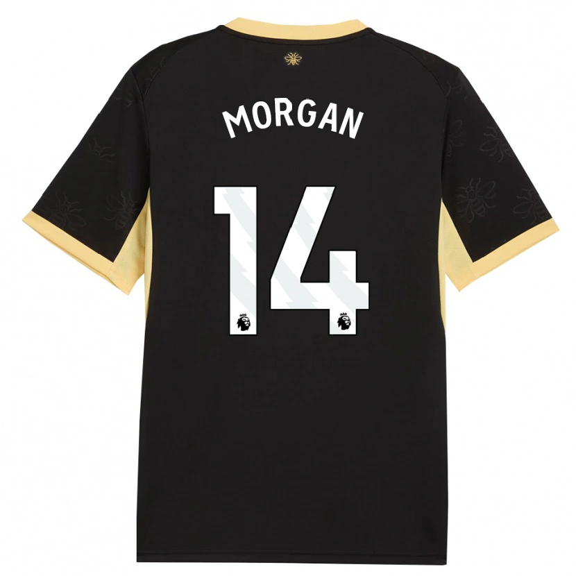 Danxen Femme Maillot Esme Morgan #14 Noir Jaune Tenues Extérieur 2026/27 T-Shirt