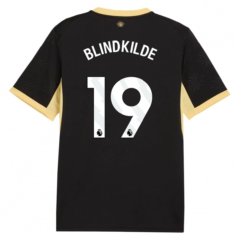 Danxen Femme Maillot Laura Blindkilde Brown #19 Noir Jaune Tenues Extérieur 2026/27 T-Shirt
