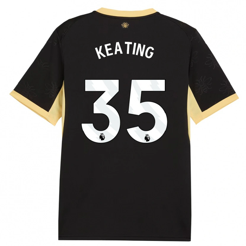 Danxen Femme Maillot Khiara Keating #35 Noir Jaune Tenues Extérieur 2026/27 T-Shirt