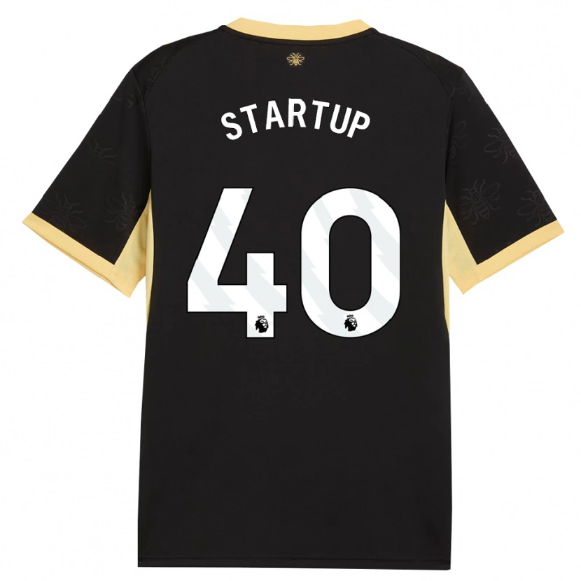 Danxen Femme Maillot Katie Startup #40 Noir Jaune Tenues Extérieur 2026/27 T-Shirt