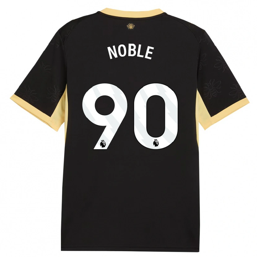Danxen Femme Maillot Kian Noble #90 Noir Jaune Tenues Extérieur 2026/27 T-Shirt