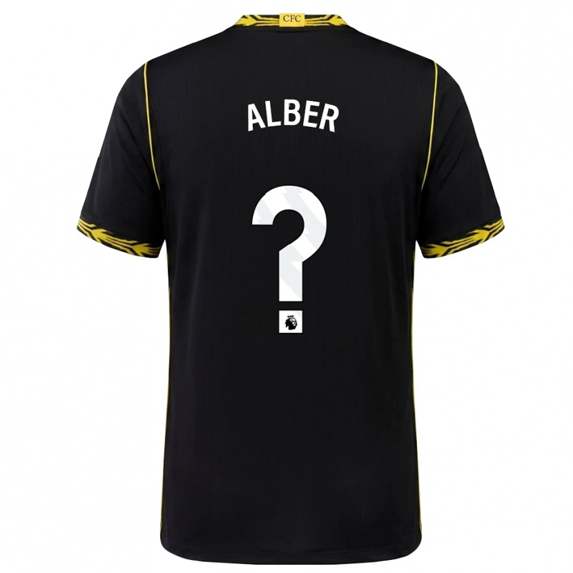 Danxen Femme Maillot Mara Alber #0 Noir Jaune Tenues Extérieur 2026/27 T-Shirt