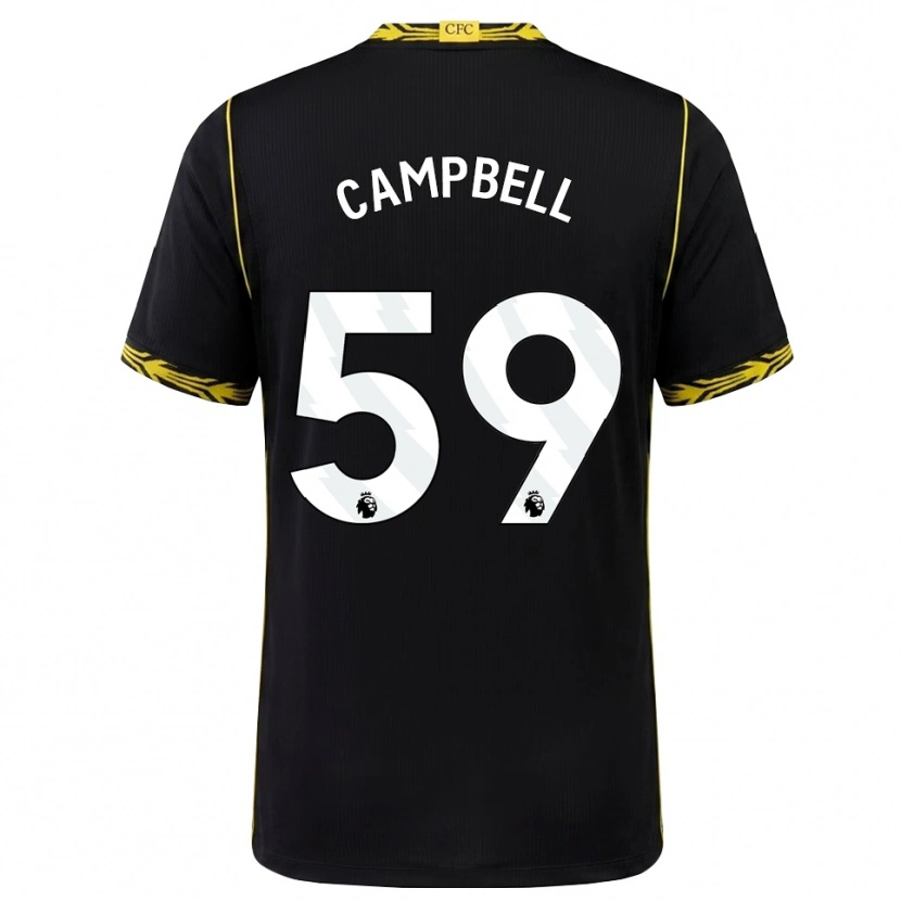 Danxen Femme Maillot Harrison Murray-Campbell #59 Noir Jaune Tenues Extérieur 2026/27 T-Shirt