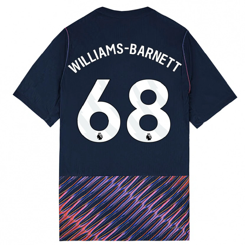 Danxen Femme Maillot Luca Williams-Barnett #68 Bleu Royal Blanc Tenues Extérieur 2026/27 T-Shirt