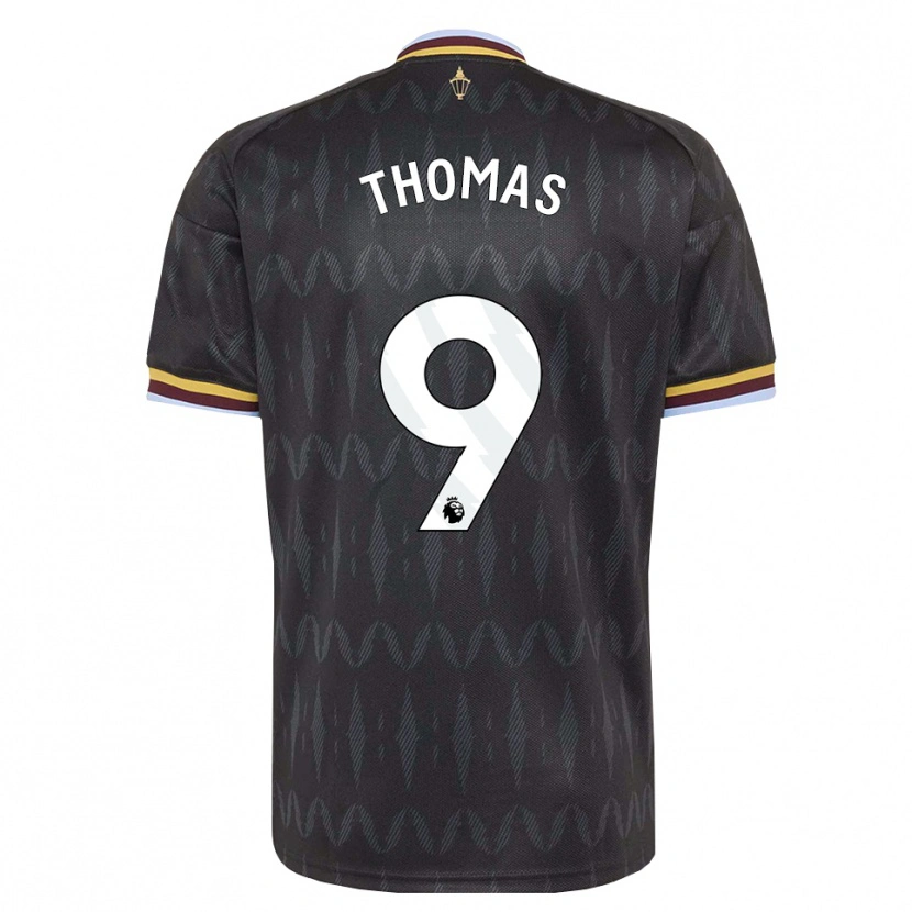 Danxen Femme Maillot George Thomas #9 Cornflowerblue Noir Jaune Tenues Extérieur 2026/27 T-Shirt