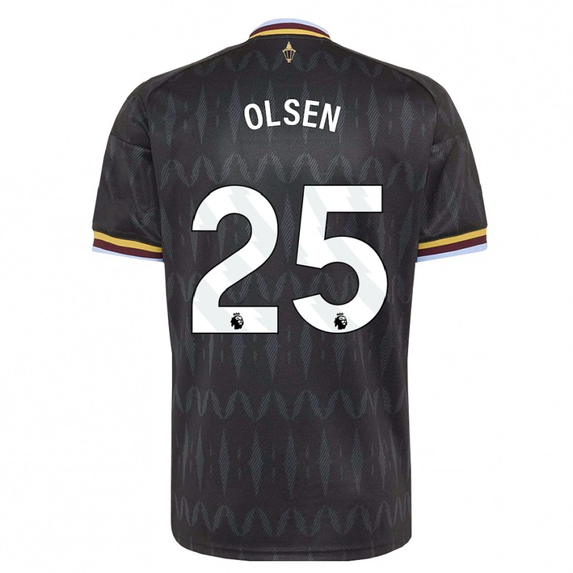 Danxen Femme Maillot Robin Olsen #25 Cornflowerblue Noir Jaune Tenues Extérieur 2026/27 T-Shirt