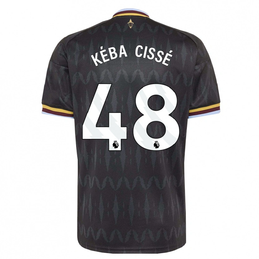 Danxen Femme Maillot Modou Kéba Cissé #48 Cornflowerblue Noir Jaune Tenues Extérieur 2026/27 T-Shirt