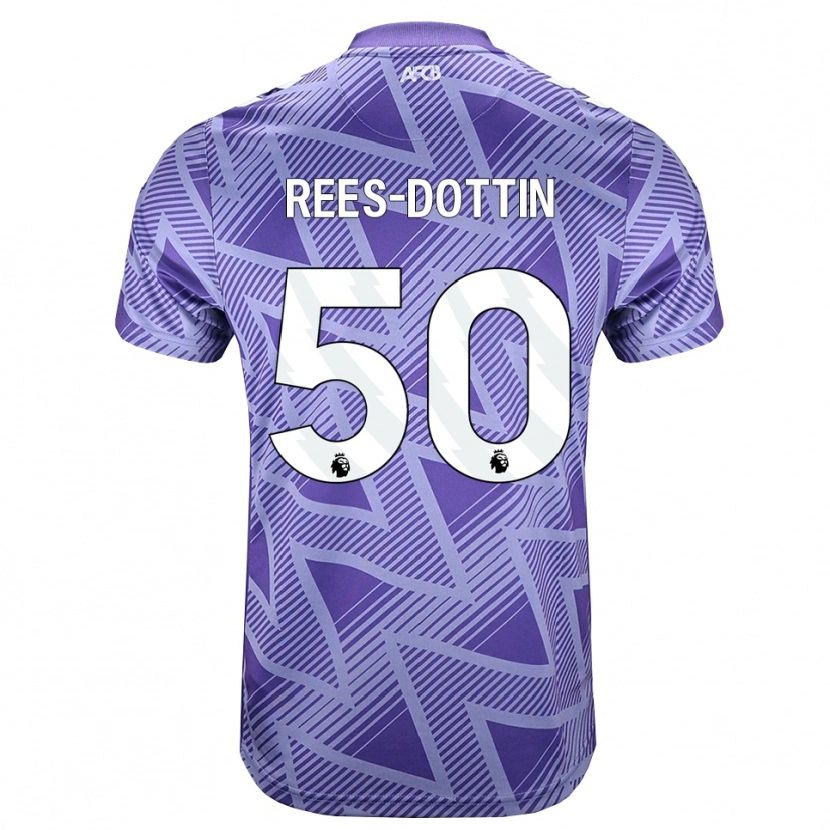 Danxen Femme Maillot Remy Rees-Dottin #50 Palevioletred Blanc Tenues Extérieur 2026/27 T-Shirt