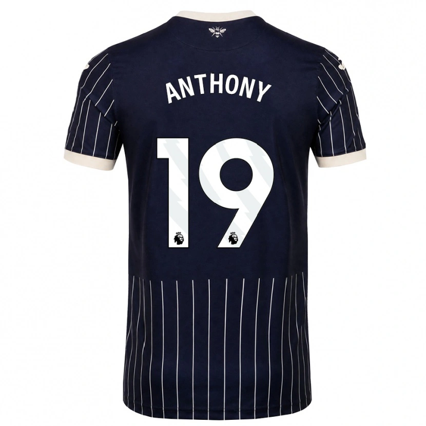Danxen Femme Maillot Jaidon Anthony #19 Noir Blanc Tenues Extérieur 2026/27 T-Shirt
