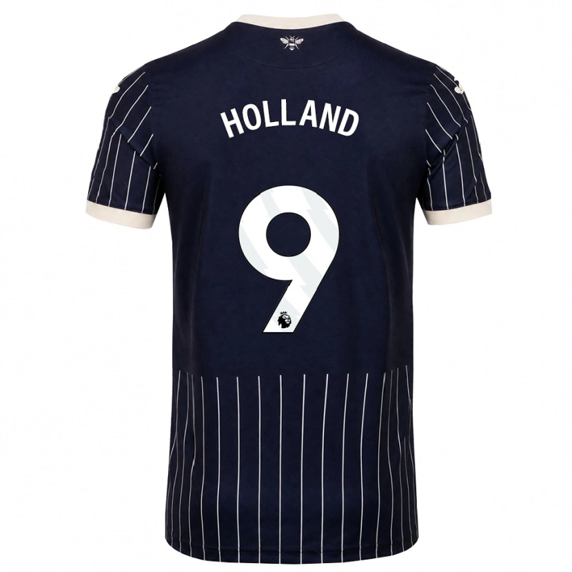 Danxen Femme Maillot Isaac Holland #9 Noir Blanc Tenues Extérieur 2026/27 T-Shirt
