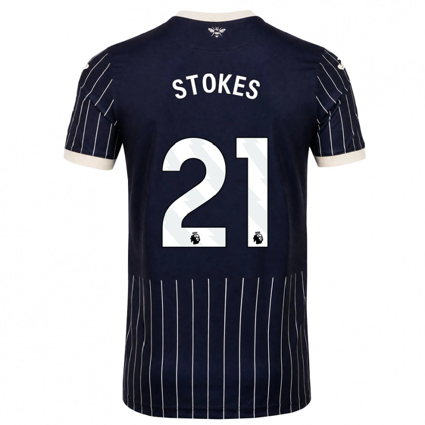 Danxen Femme Maillot Aidan Stokes #21 Noir Blanc Tenues Extérieur 2026/27 T-Shirt