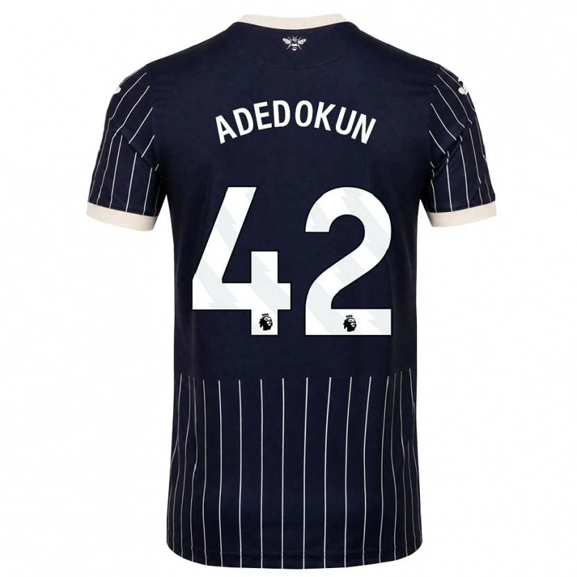 Danxen Femme Maillot Val Adedokun #42 Noir Blanc Tenues Extérieur 2026/27 T-Shirt