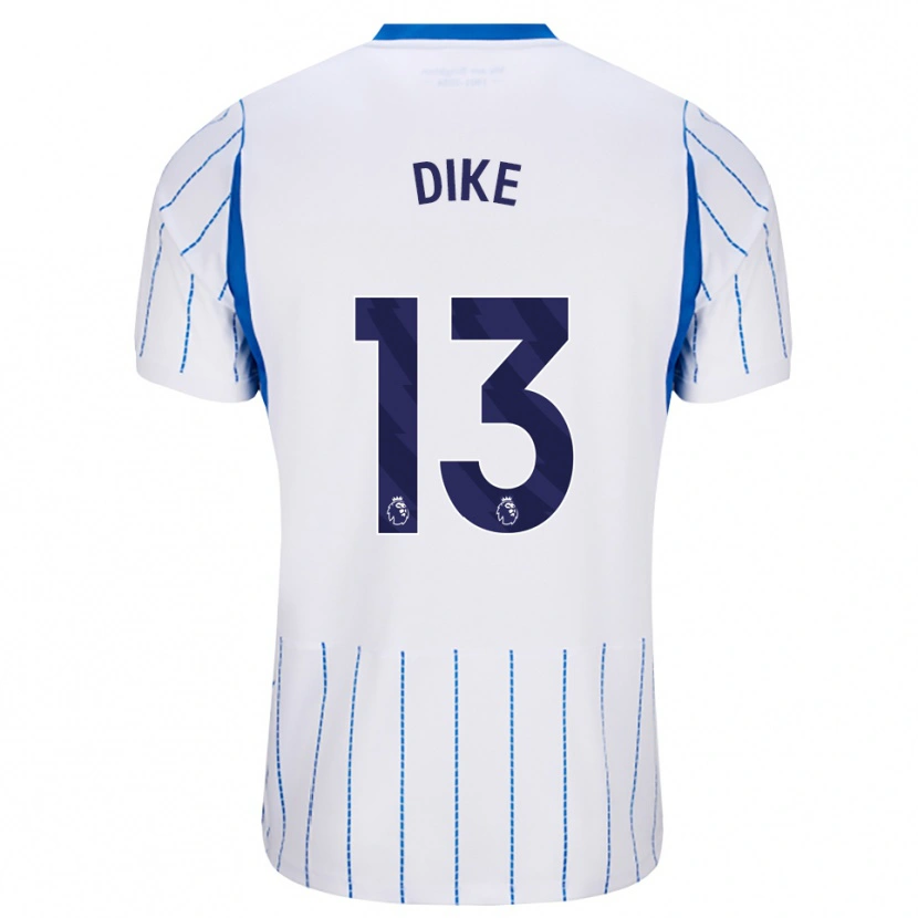 Danxen Femme Maillot Michael Dike #13 Dodgerblue Blanc Tenues Extérieur 2026/27 T-Shirt