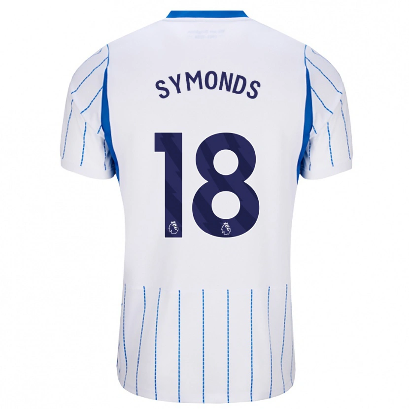 Danxen Femme Maillot Maisie Symonds #18 Dodgerblue Blanc Tenues Extérieur 2026/27 T-Shirt