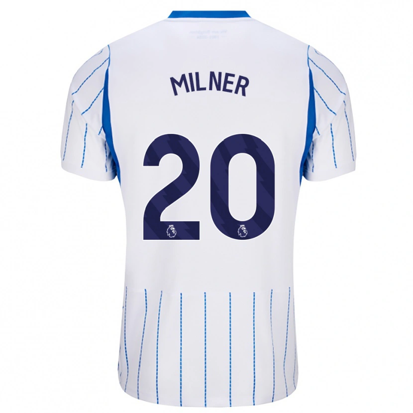 Danxen Femme Maillot James Milner #20 Dodgerblue Blanc Tenues Extérieur 2026/27 T-Shirt