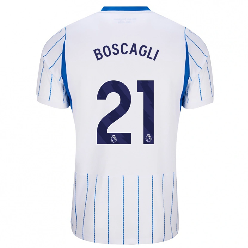 Danxen Femme Maillot Olivier Boscagli #21 Dodgerblue Blanc Tenues Extérieur 2026/27 T-Shirt