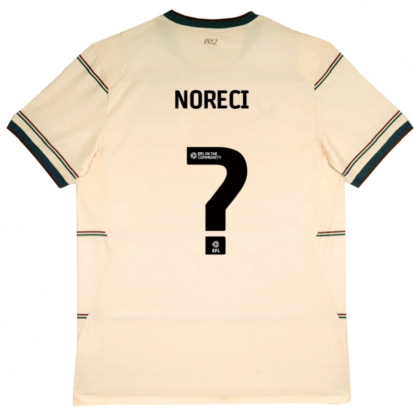 Danxen Femme Maillot Jamie Noreci #0 Beige Bourgogne Tenues Extérieur 2026/27 T-Shirt