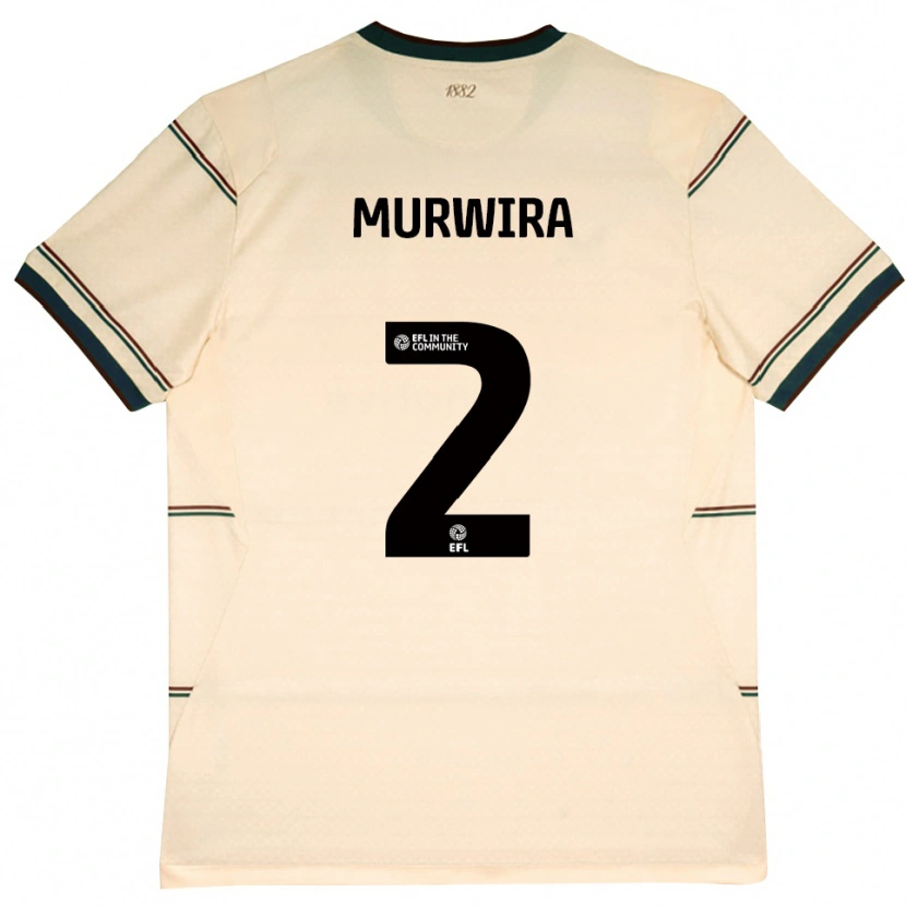 Danxen Femme Maillot Tadi Murwira #2 Beige Bourgogne Tenues Extérieur 2026/27 T-Shirt