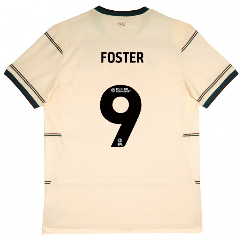 Danxen Femme Maillot Lyle Foster #9 Beige Bourgogne Tenues Extérieur 2026/27 T-Shirt
