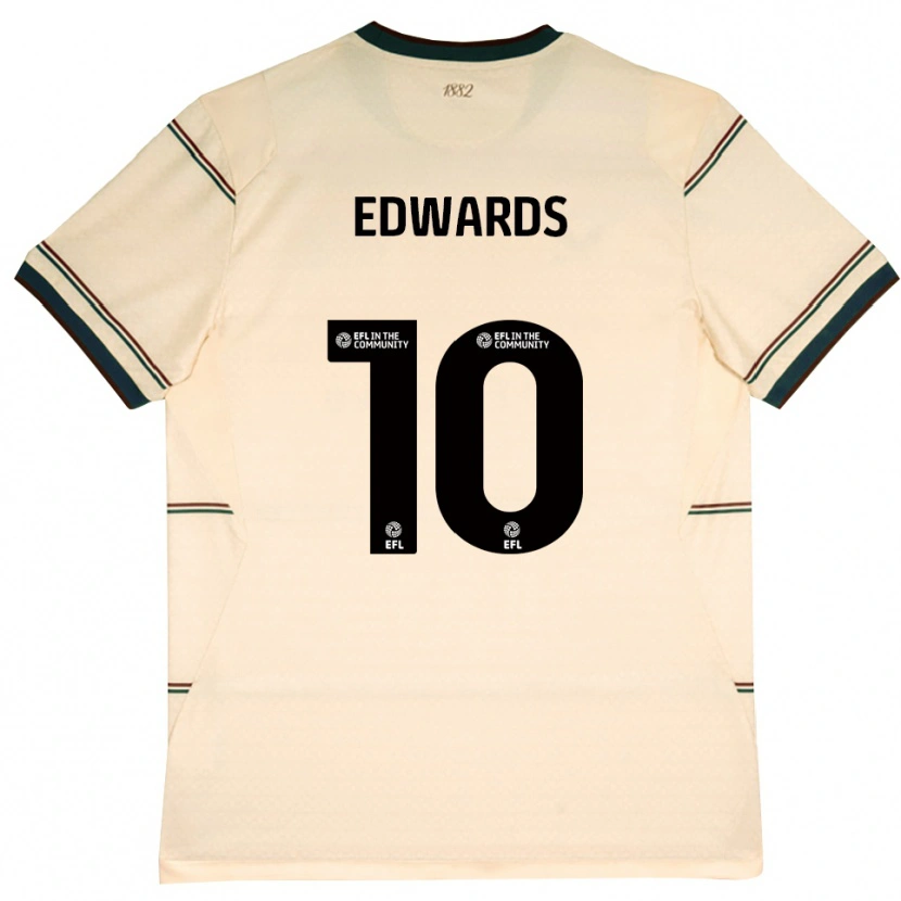 Danxen Femme Maillot Marcus Edwards #10 Beige Bourgogne Tenues Extérieur 2026/27 T-Shirt