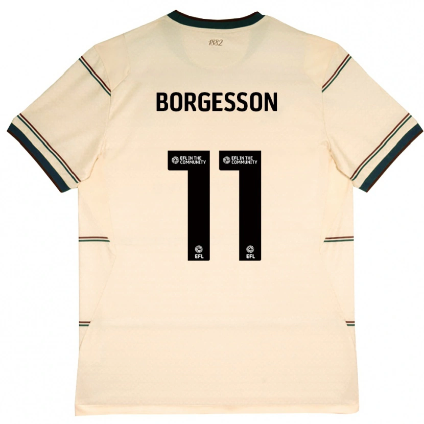 Danxen Femme Maillot Blayz Borgesson #11 Beige Bourgogne Tenues Extérieur 2026/27 T-Shirt