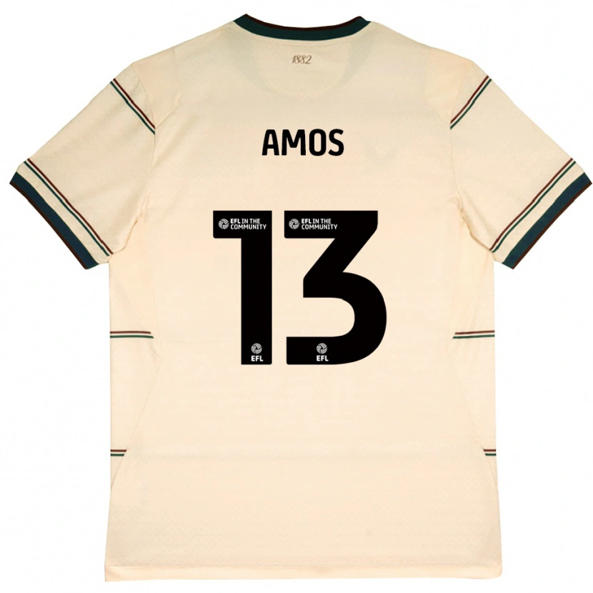 Danxen Femme Maillot Ben Amos #13 Beige Bourgogne Tenues Extérieur 2026/27 T-Shirt