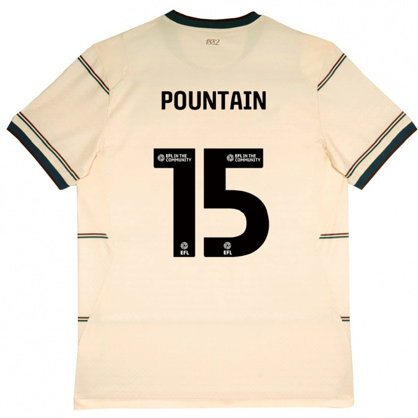 Danxen Femme Maillot Nathan Pountain #15 Beige Bourgogne Tenues Extérieur 2026/27 T-Shirt