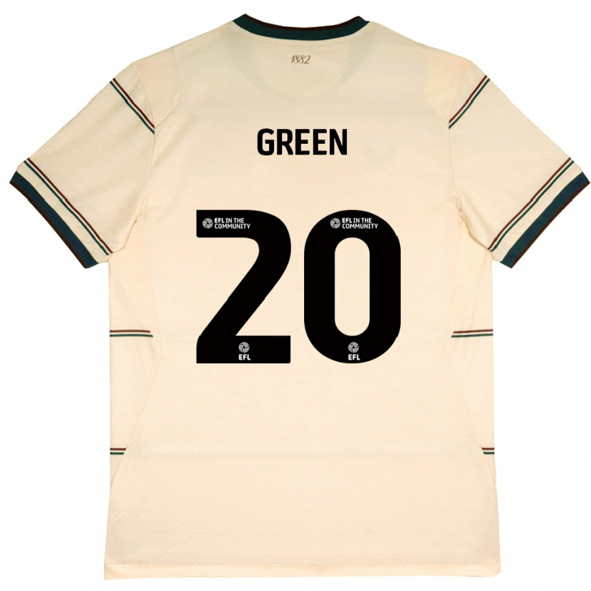 Danxen Femme Maillot Etienne Green #20 Beige Bourgogne Tenues Extérieur 2026/27 T-Shirt