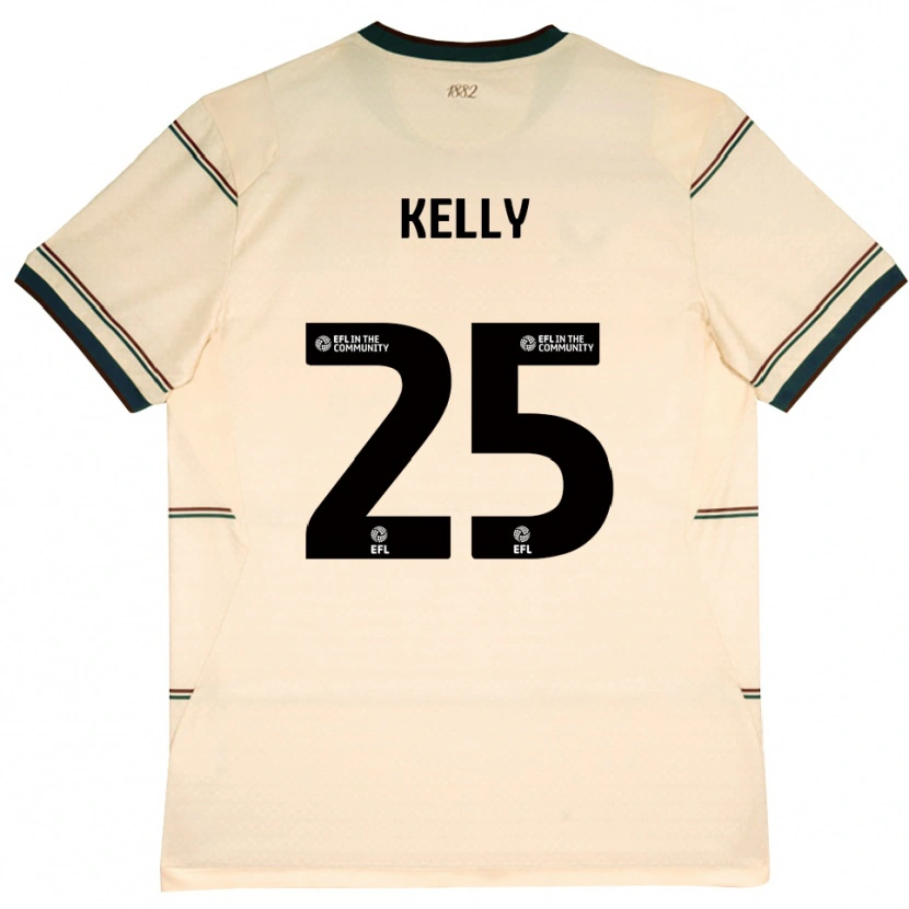 Danxen Femme Maillot Aimee Kelly #25 Beige Bourgogne Tenues Extérieur 2026/27 T-Shirt