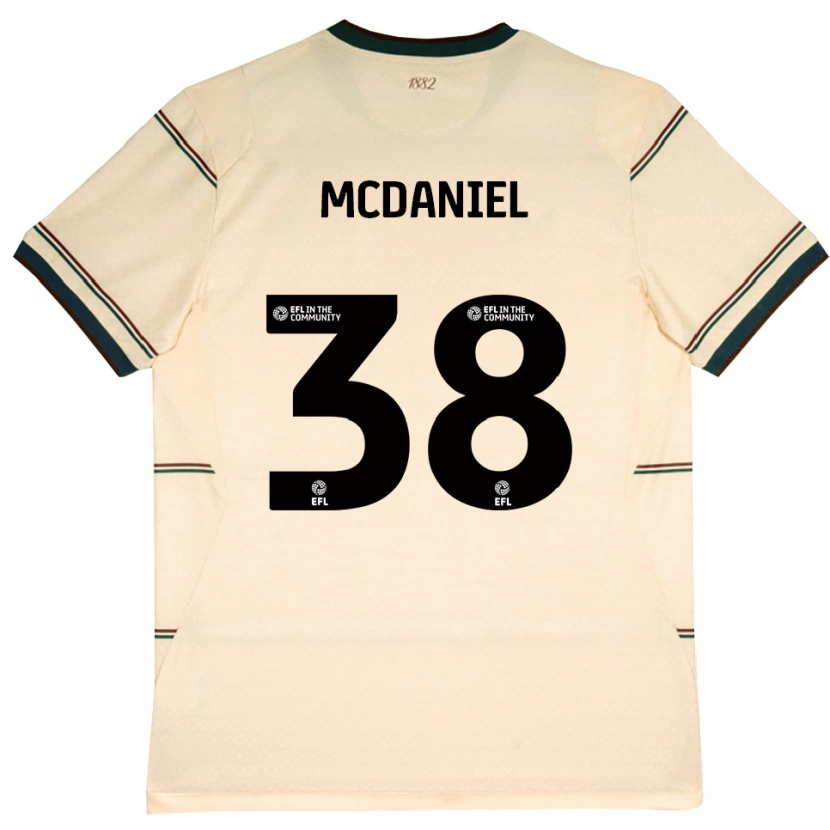Danxen Femme Maillot Louise Mcdaniel #38 Beige Bourgogne Tenues Extérieur 2026/27 T-Shirt