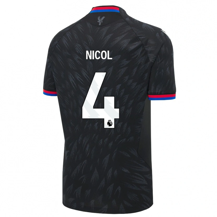 Danxen Femme Maillot Leigh Nicol #4 Noir Bleu Rouge Tenues Extérieur 2026/27 T-Shirt