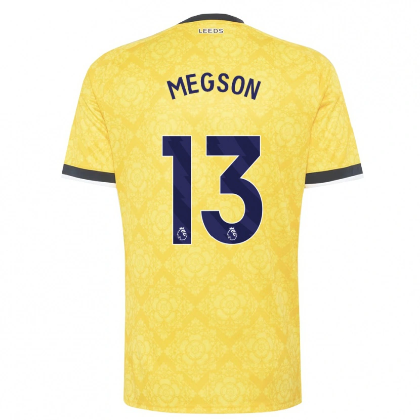 Danxen Femme Maillot Miller Megson #13 Jaune Blanc Noir Tenues Extérieur 2026/27 T-Shirt
