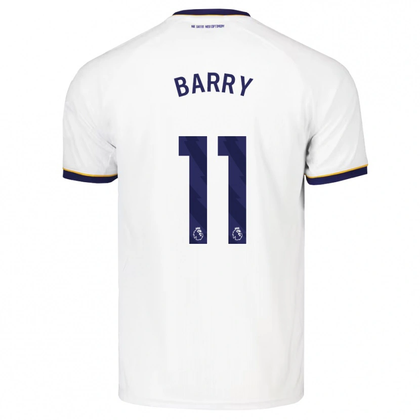 Danxen Femme Maillot Thierno Barry #11 Midnightblue Blanc Jaune Tenues Extérieur 2026/27 T-Shirt