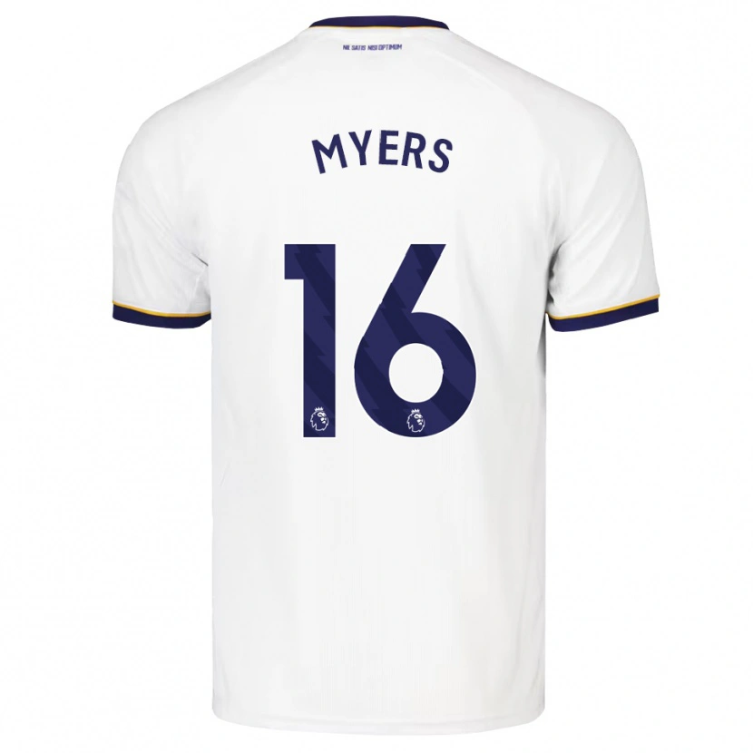 Danxen Femme Maillot Khairo Myers #16 Midnightblue Blanc Jaune Tenues Extérieur 2026/27 T-Shirt