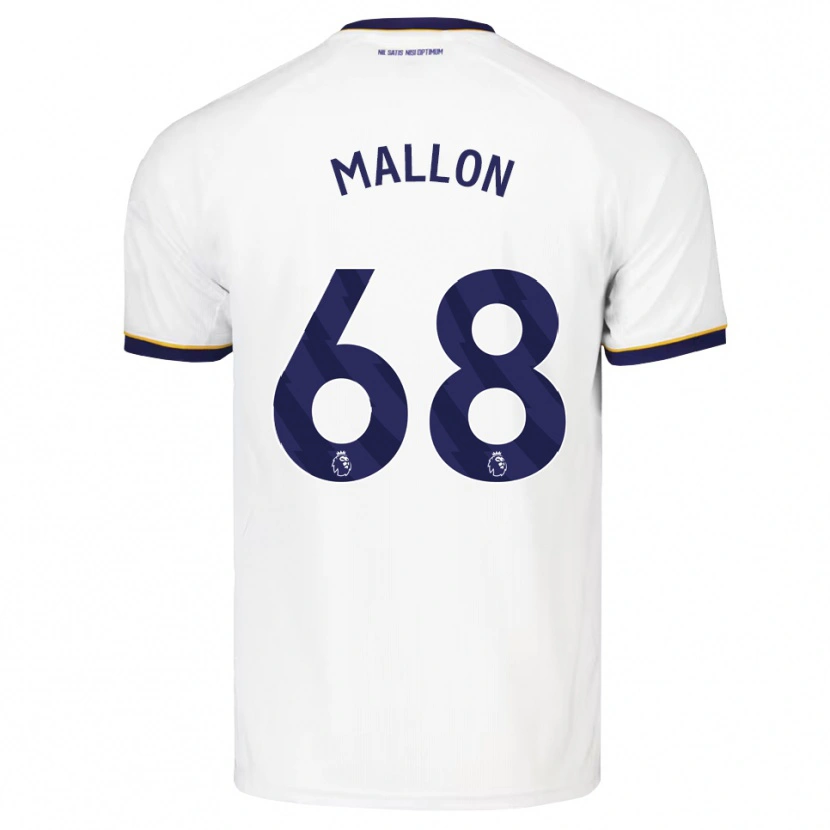 Danxen Femme Maillot Mathew Mallon #68 Midnightblue Blanc Jaune Tenues Extérieur 2026/27 T-Shirt