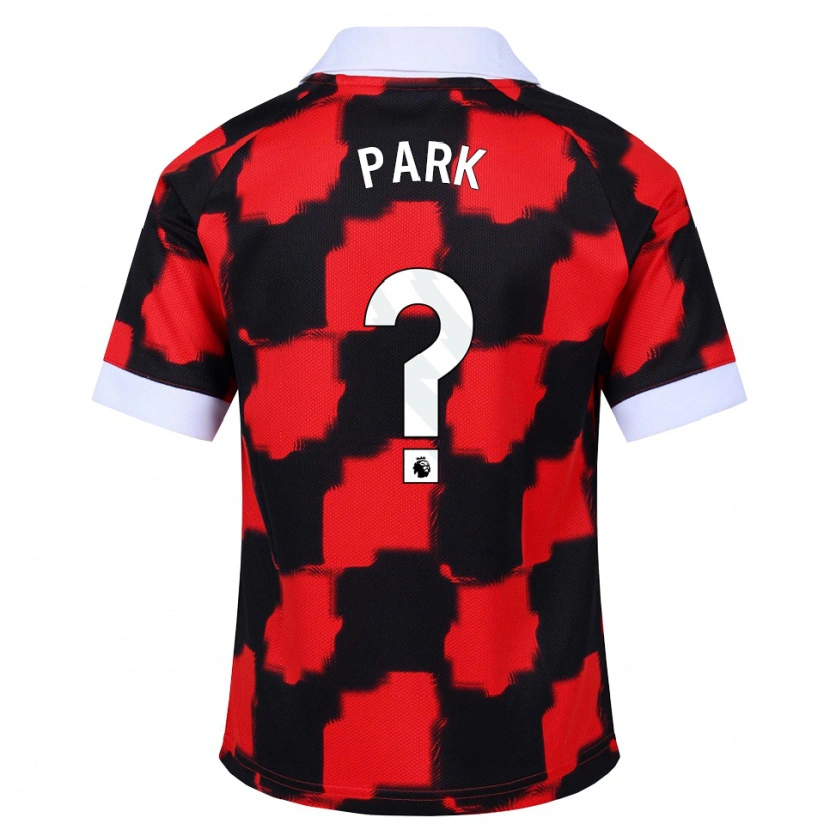 Danxen Femme Maillot Damon Park #0 Rouge Blanc Noir Tenues Extérieur 2026/27 T-Shirt